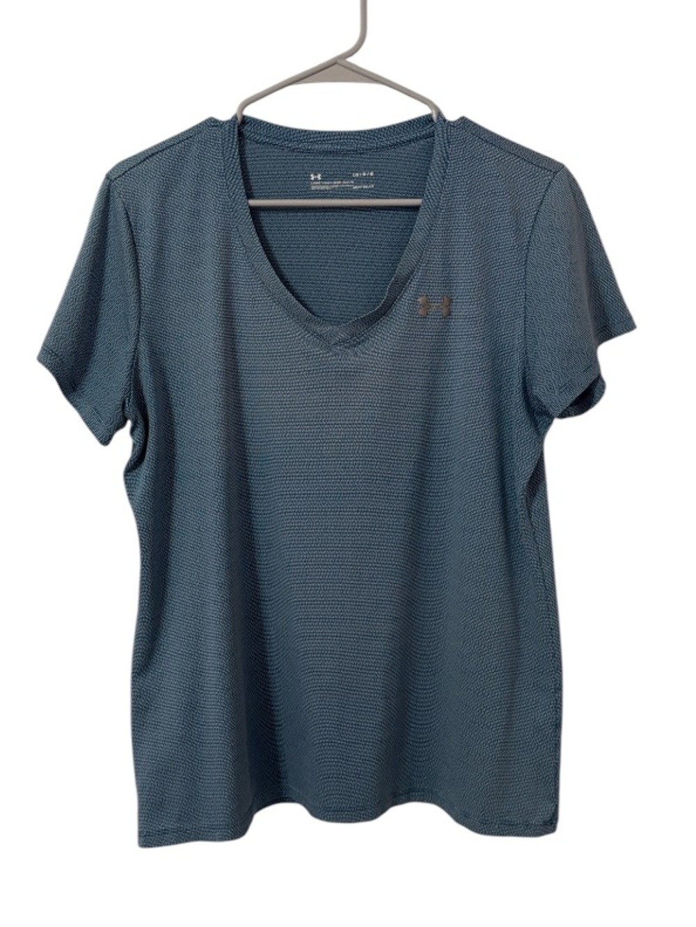Under Armour Blue UA Tech Athletic V Neck Tee